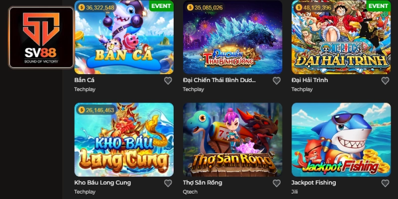 Sảnh Jili quy tụ nhiều game bắn cá tỷ lệ thưởng hấp dẫn