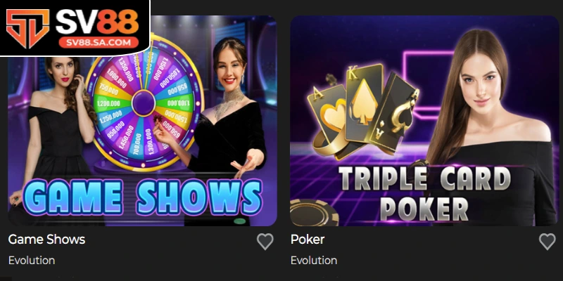 Sảnh casino SV88 đem đến trải nghiệm chân thực