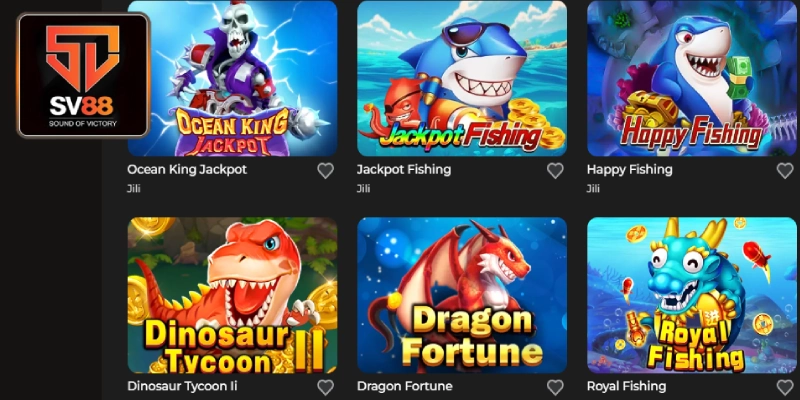 Bắn cá SV88 ở sảnh Techplay cuốn hút với nhiều game mới lạ