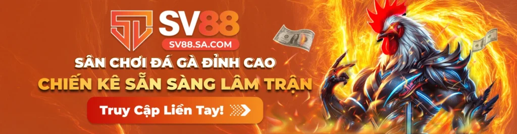 sv88 sân chơi đá gà đỉnh cao banner